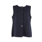 金ボタンニットベスト | coca | 詳細画像3 