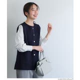 金ボタンニットベスト | coca | 詳細画像8 