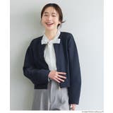 [Navy] | ニットブルゾン | coca