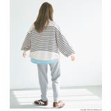 シャリ感のある素材で軽やかに着られる、シャリ感ボーダーニットトップス | coca | 詳細画像9 