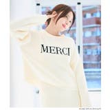 モールニットロゴトップス | coca | 詳細画像12 