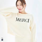 モールニットロゴトップス | coca | 詳細画像1 