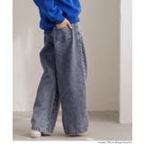 デニムワイドパンツ | coca | 詳細画像4 