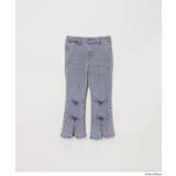 デニムリボンセミフレアパンツ | coca | 詳細画像14 