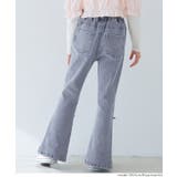 デニムリボンセミフレアパンツ | coca | 詳細画像3 