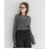 ［Charcoal］ | ストレッチレーストップス | coca