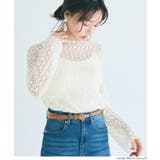 ［Ivory］ | ストレッチレーストップス | coca