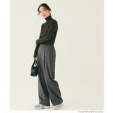 【DAILY WARM】カットジャカード裏起毛ワイドパンツ | coca | 詳細画像11