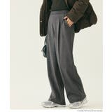 【DAILY WARM】カットジャカード裏起毛ワイドパンツ | coca | 詳細画像12