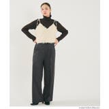 【DAILY WARM】カットジャカード裏起毛ワイドパンツ | coca | 詳細画像16