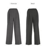 【DAILY WARM】カットジャカード裏起毛ワイドパンツ | coca | 詳細画像20