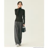 【DAILY WARM】カットジャカード裏起毛ワイドパンツ | coca | 詳細画像8