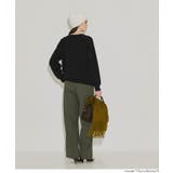 スウェットライクニットレイヤード風ニットプルオーバー ウォッシャブル | coca | 詳細画像16 