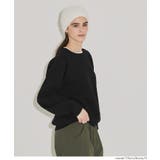 スウェットライクニットレイヤード風ニットプルオーバー ウォッシャブル | coca | 詳細画像19 