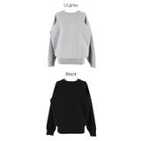 スウェットライクニットレイヤード風ニットプルオーバー ウォッシャブル | coca | 詳細画像22 