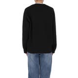 スウェットライクニットレイヤード風ニットプルオーバー ウォッシャブル | coca | 詳細画像6 