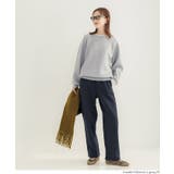 スウェットライクニットレイヤード風ニットプルオーバー ウォッシャブル | coca | 詳細画像8 