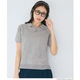 きちんと感と抜け感を両立する、ポロニットトップス | coca | 詳細画像5 