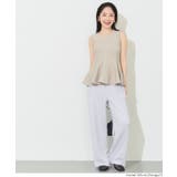 ノースリーブペプラムニットトップス | coca | 詳細画像12 