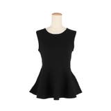 ノースリーブペプラムニットトップス | coca | 詳細画像3 