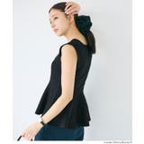 ノースリーブペプラムニットトップス | coca | 詳細画像7 