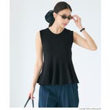 ノースリーブペプラムニットトップス | coca | 詳細画像8 