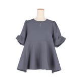 一枚で品よく決まる、ボリューム袖ペプラムブラウス | coca | 詳細画像3 