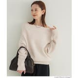 縮絨ニットワンショルダートップス | coca | 詳細画像16 