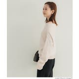 縮絨ニットワンショルダートップス | coca | 詳細画像17 