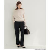 縮絨ニットワンショルダートップス | coca | 詳細画像18 