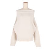 縮絨ニットワンショルダートップス | coca | 詳細画像2 