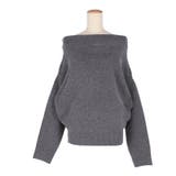 縮絨ニットワンショルダートップス | coca | 詳細画像3 