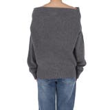 縮絨ニットワンショルダートップス | coca | 詳細画像6 