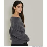 縮絨ニットワンショルダートップス | coca | 詳細画像8 