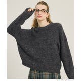 [Charcoal] | オーバーサイズニットトップス | coca