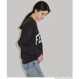 スウェットライクニット プリントトップス | coca | 詳細画像14 