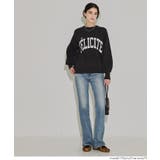 スウェットライクニット プリントトップス | coca | 詳細画像15 