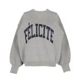 スウェットライクニット プリントトップス | coca | 詳細画像2 