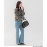 袖パールシャギーニットトップス | coca | 詳細画像17 