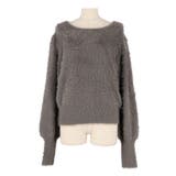 袖パールシャギーニットトップス | coca | 詳細画像2 