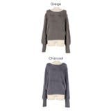 袖パールシャギーニットトップス | coca | 詳細画像22 