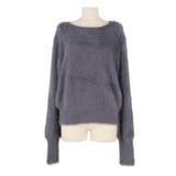 袖パールシャギーニットトップス | coca | 詳細画像3 