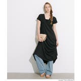 シャーリングバックリボンワンピース レディース | coca | 詳細画像8 