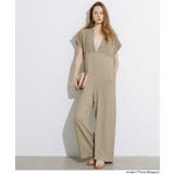 シボシャーリングVネックオールインワン | coca | 詳細画像11 