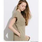 シボシャーリングVネックオールインワン | coca | 詳細画像12 