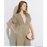 シボシャーリングVネックオールインワン | coca | 詳細画像14 