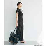 シボシャーリングVネックオールインワン | coca | 詳細画像18 