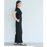 シボシャーリングVネックオールインワン | coca | 詳細画像8 