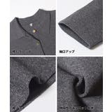 金ボタンフレアニットトップス | coca | 詳細画像20 