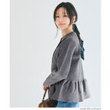 金ボタンフレアニットトップス | coca | 詳細画像8 